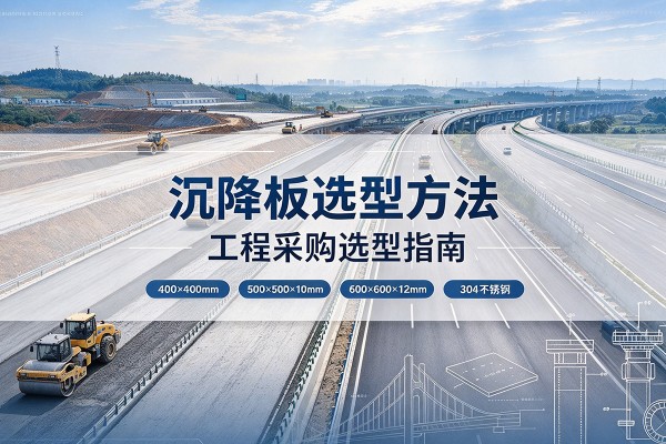 嘉祥沉降板选择方法