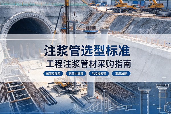 嘉祥注浆管选型标准