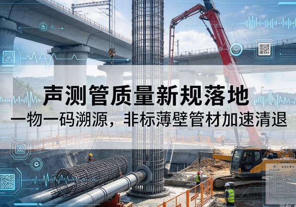 嘉祥声测管质量新规落地，一物一码溯源，非标薄壁管材加速清退