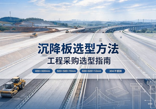 嘉祥沉降板选择方法